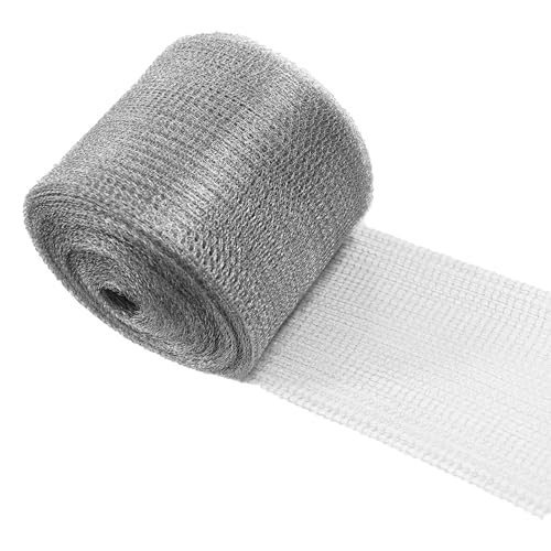 AWIORETON Wire Mesh for Mice Control 5 in X 36Ft,Hole Fill Fabric, Weep Holes Covers, Upgraded Stainless Steel Wire Mesh Roll, Flexible Stretchy Meshs Fabric for Garden House and DIY, Rodent Barrier - Image 1