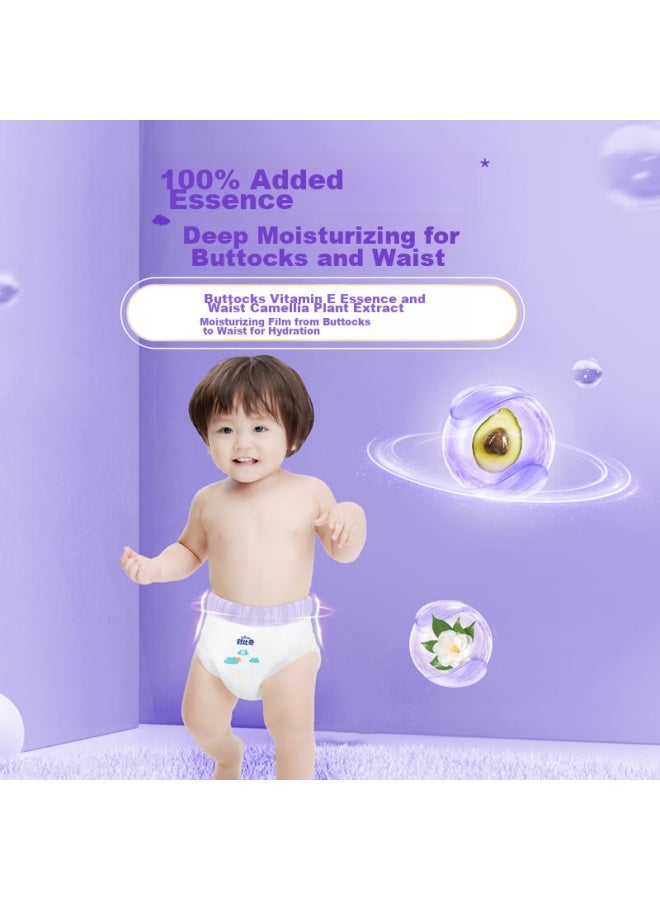 Suitsky Shubichi Vitamin E Fresh Moisture Pull-up Pants, Size L, 56 Pieces, Large Size, Baby Natural Moisturizing Diapers, Ultra-thin Breathable Growth Pants - Image 2