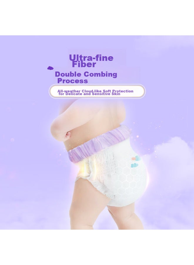 Suitsky Shubichi Vitamin E Fresh Moisture Pull-up Pants, Size L, 56 Pieces, Large Size, Baby Natural Moisturizing Diapers, Ultra-thin Breathable Growth Pants - Image 4