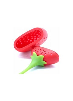 Generic Silicon Strawberry Shape Diffuser Green Tea Strainer infusers Filter - 2 Pcs/Suitable for Use in Teapot, Teacup and More-A Wonderful Gift for an Avid Tea Drinker  - Image 4