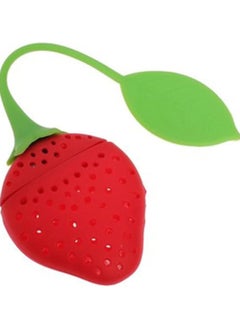 Generic Silicon Strawberry Shape Diffuser Green Tea Strainer infusers Filter - 2 Pcs/Suitable for Use in Teapot, Teacup and More-A Wonderful Gift for an Avid Tea Drinker  - Image 1