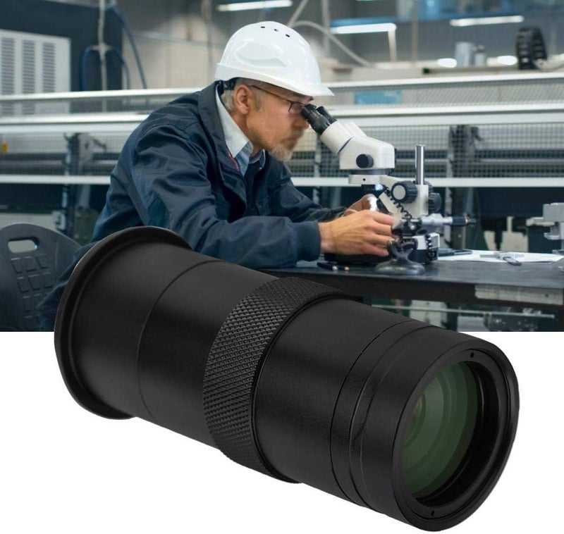 EBTOOLS 8X to 100X C Mount CCD Microscope Lens, Digital Industry Microscope Camera Lens 25mm Zoom Adjustable Magnification - Image 5