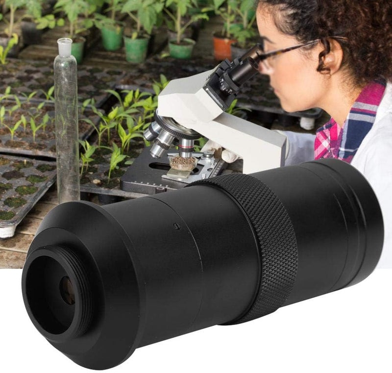 EBTOOLS 8X to 100X C Mount CCD Microscope Lens, Digital Industry Microscope Camera Lens 25mm Zoom Adjustable Magnification - Image 4