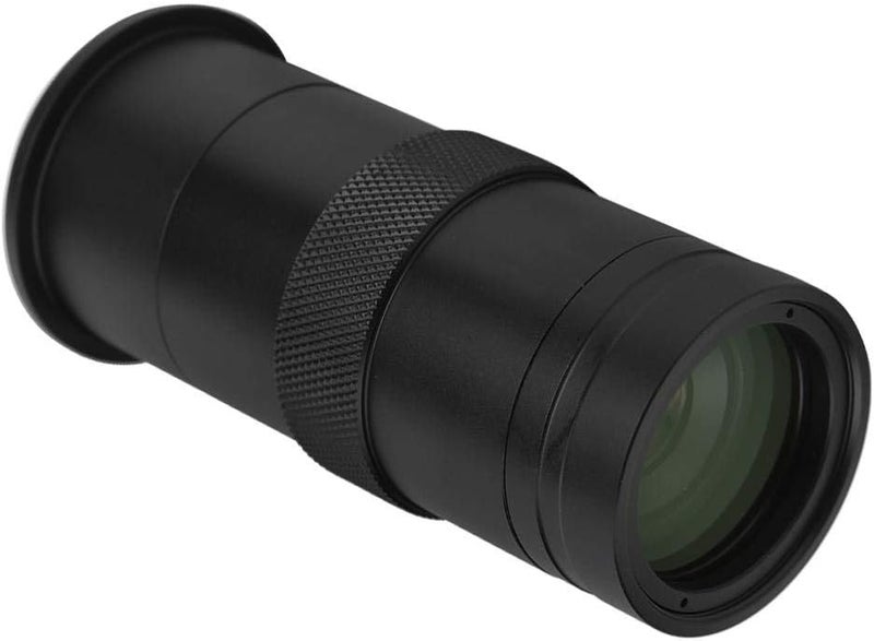 EBTOOLS 8X to 100X C Mount CCD Microscope Lens, Digital Industry Microscope Camera Lens 25mm Zoom Adjustable Magnification - Image 1