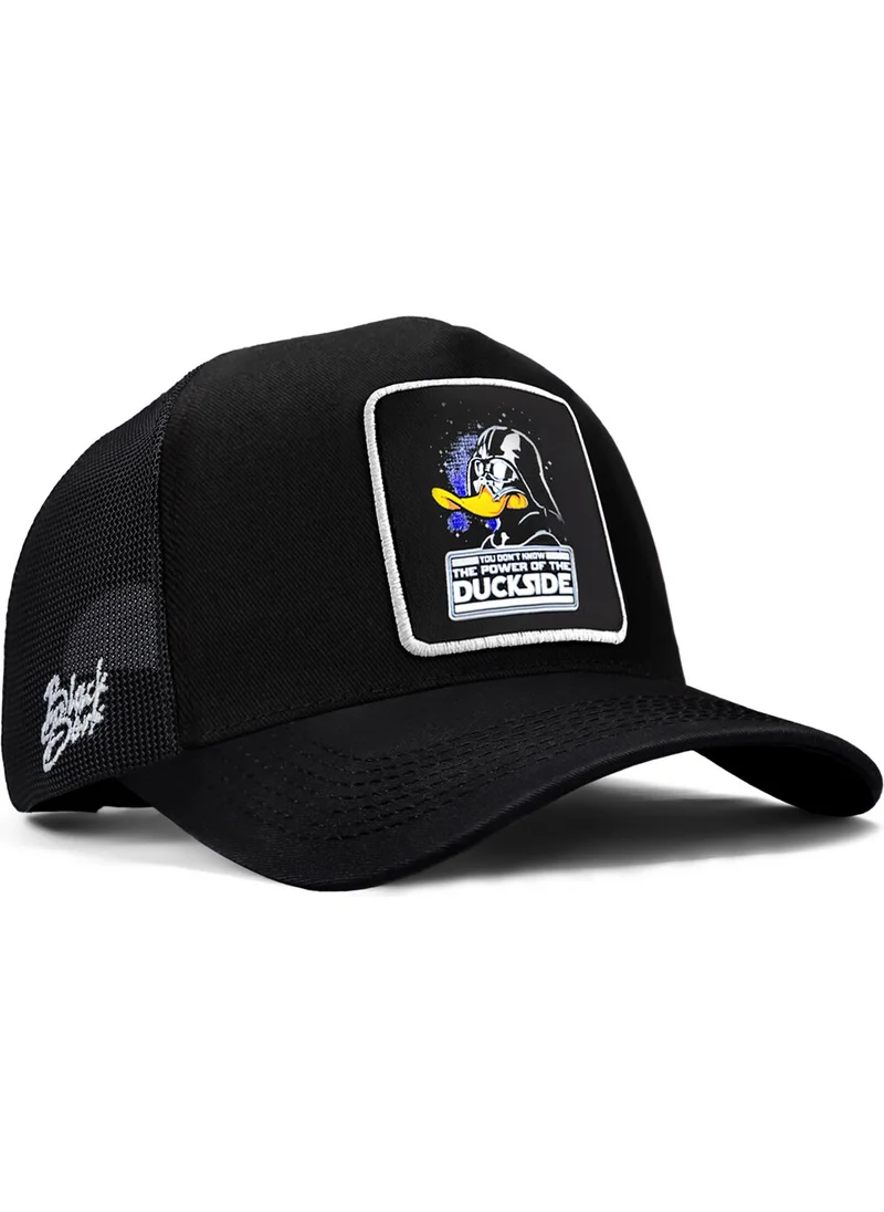 Black Börk BlackBörk V1 Trucker Duckside - 1 Unisex Black Hat (Cap) with Code Logo