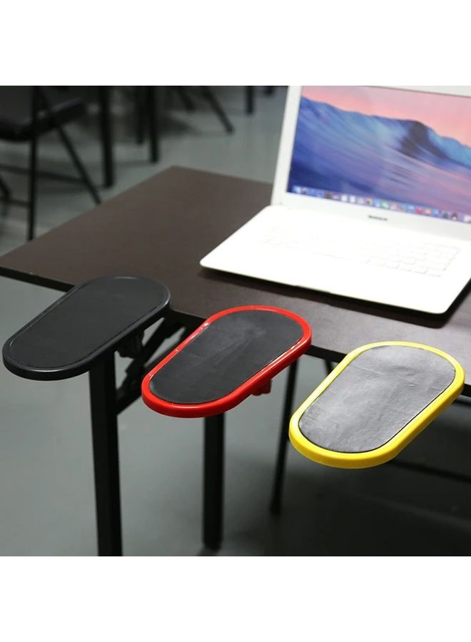 Yellow Ergonomic 180 Degree Rotatable Keyboard Mouse Wrist Support Pad With Adjustable Bracket - Image 3