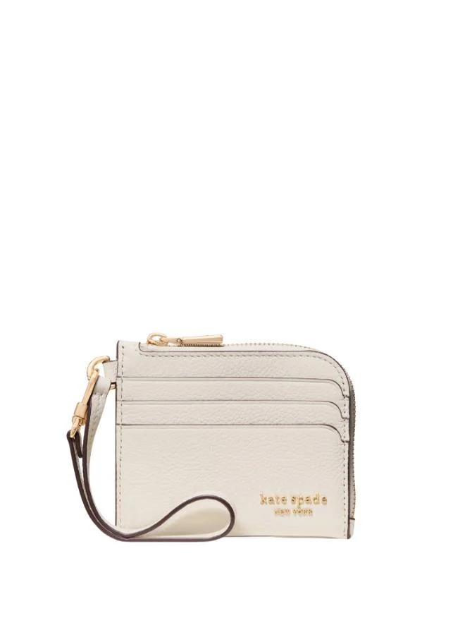 Kate Spade Devin Pebbled Leather Coin Card Case Wristlet