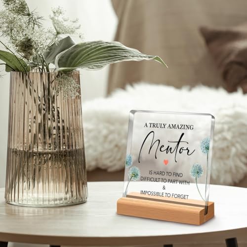 Bs amor Inspirational Gift Ideas - Thank You Gifts for Women Men Friends - Mentors Appreciation Gifts for Coworker - Motivational Quote Clear Desk Sign Decor Home Office Desk Decor (5 x 4 Inches) - Image 2