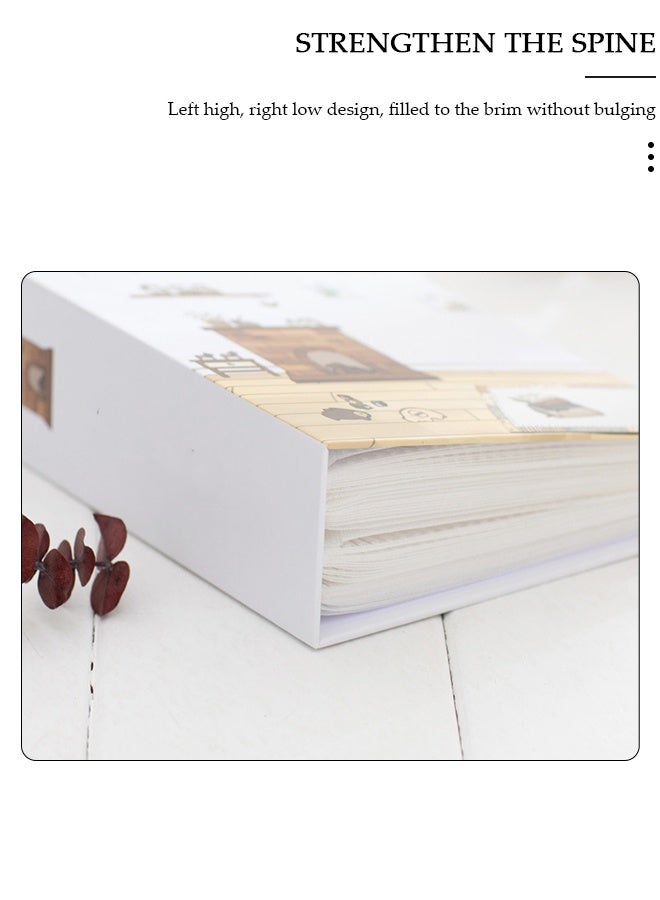 DUNISO 200 Pockets Stamping Photo Album for 6 Inches Photos Portable Photo Album for Family Wedding Boys Girls - Image 5