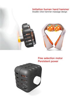 Sharpdo Neck and Back Massager with Soothing Heat, Electric Deep Tissue 3D Kneading Massage Pillow for Shoulder, Leg, Full Body Muscle Pain Relief, Car, Office and Home Use  - Image 4
