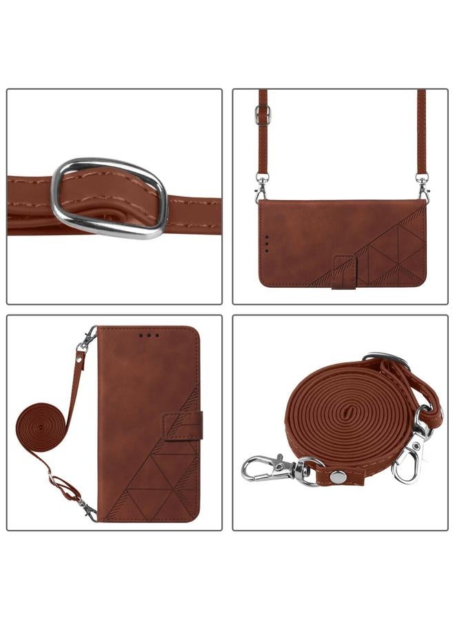 erorex Case For TCL 50 LE 5G Crossbody 3D Embossed Flip Leather Phone Case  - Image 3