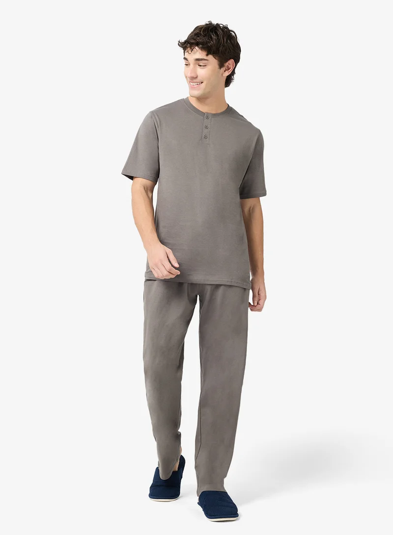 Seventy Five  Nightwear T-Shirt and Pant Set for Men | Best Price UAE