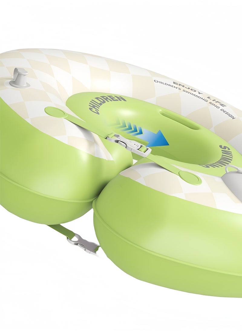 ENJOY LIFE Suitable for 0-8 months old baby neck swimming ring, no need for air pump, push-type inflatable swimming ring  - Image 5