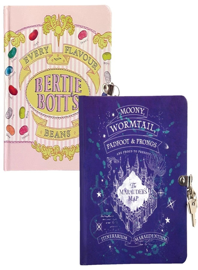 Harry Potter Diary for Kids, 2-Pack - Marauder's Map & Honeydukes - Lock & Key Journals, 216 Pages - Officially Licensed - Book & Movie Gift for Girls, Boys, Teens - 6+ - Image 1