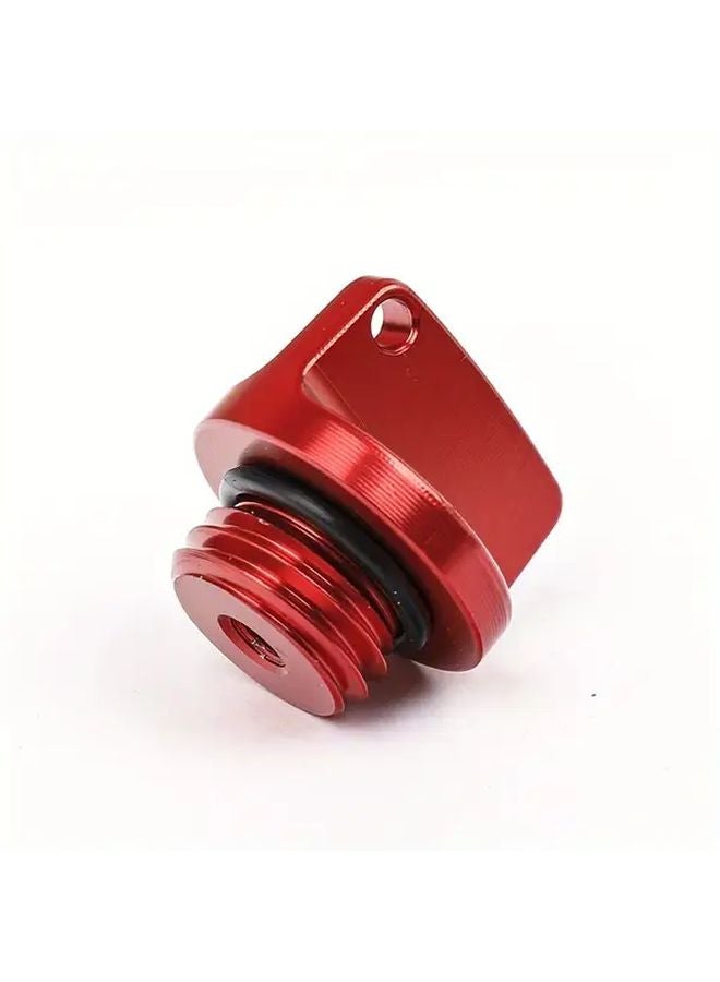 Blue Motorcycle M20x2 5 Piston Cover Engine Oil Fill Screw Cap Plugs - Image 5