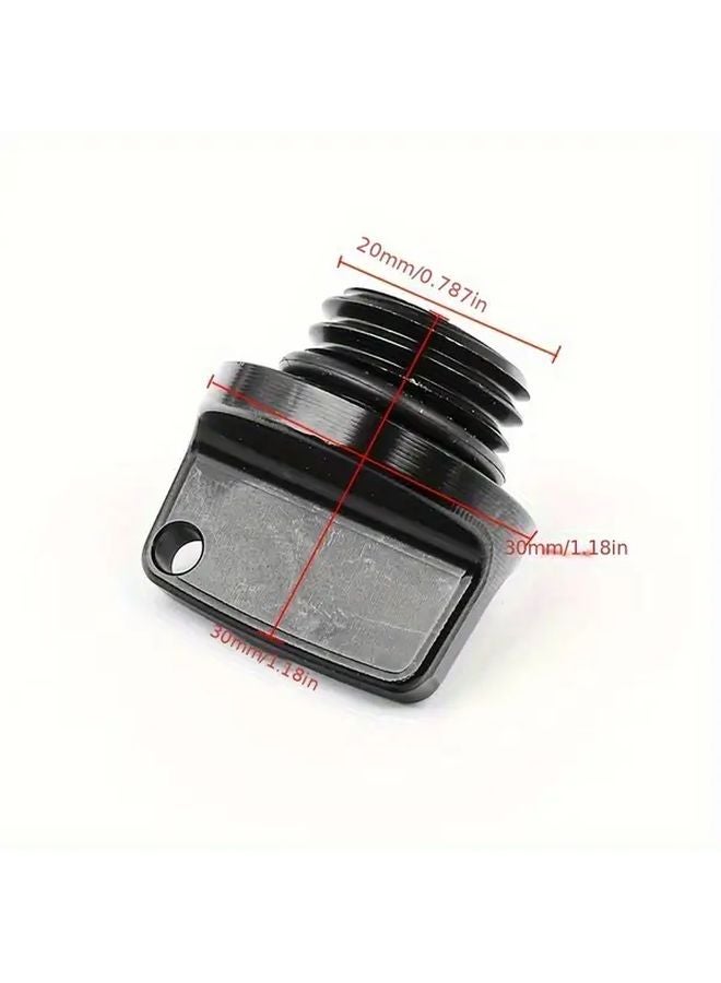 Blue Motorcycle M20x2 5 Piston Cover Engine Oil Fill Screw Cap Plugs - Image 3