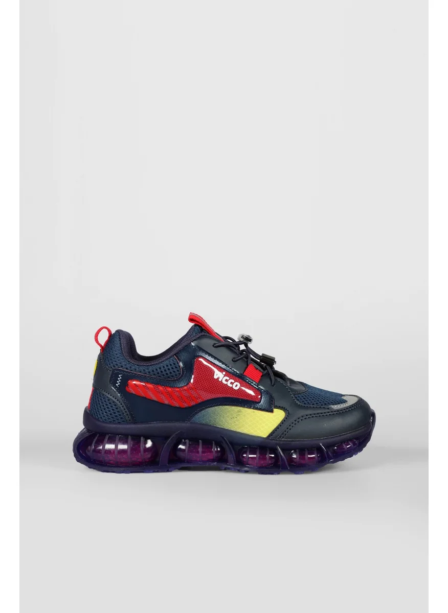 فيكو Corn Air Sole Boys Preschool Navy Blue Sports Shoes