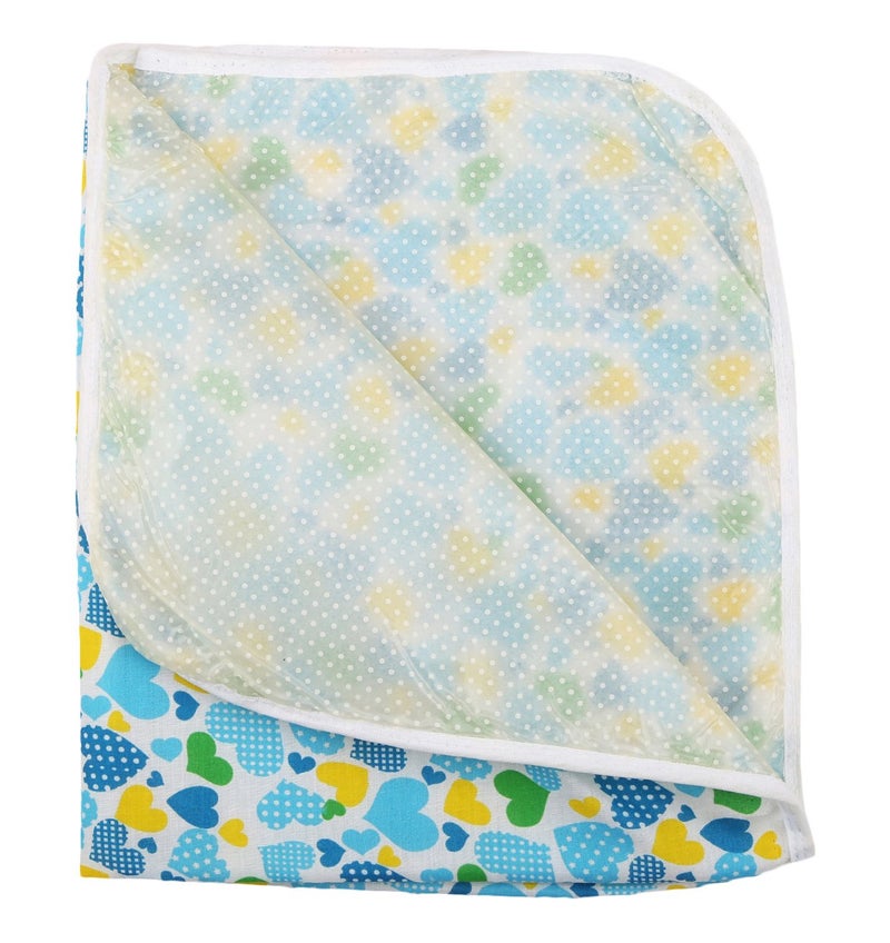 First Kids Step Baby One Sided Cloth Changing Mat (Unisex, 0-6 Months, Pack of 4) - Image 3