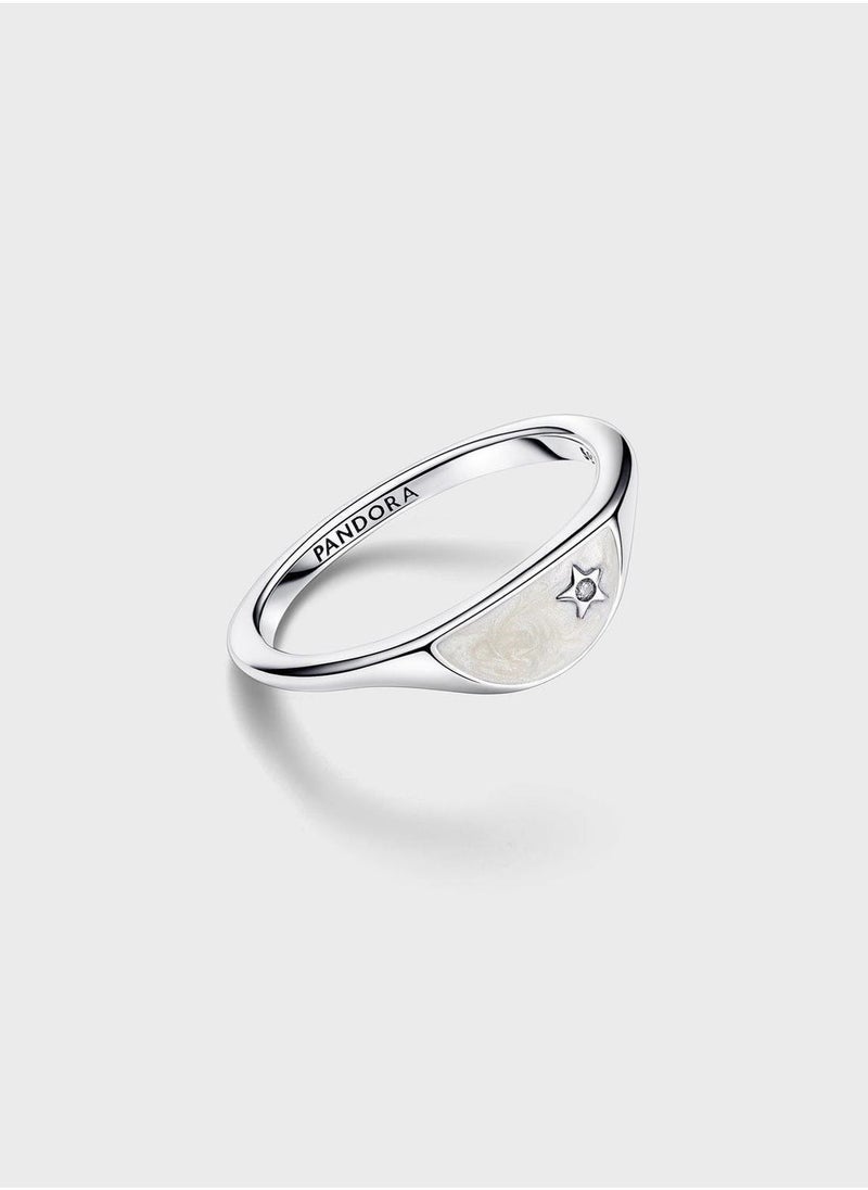 باندورا خاتم باندورا مي من المينا بنصف دائرة - Image 1