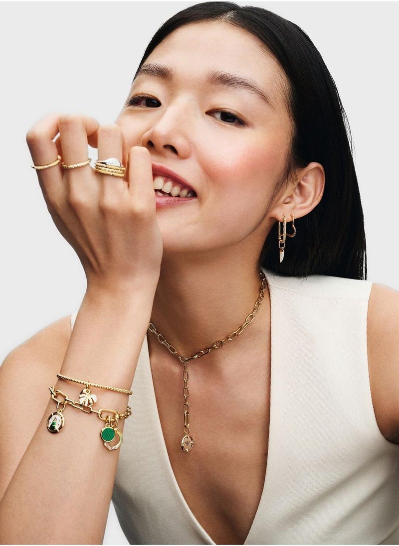 باندورا خاتم باندورا مي من المينا بنصف دائرة - Image 3