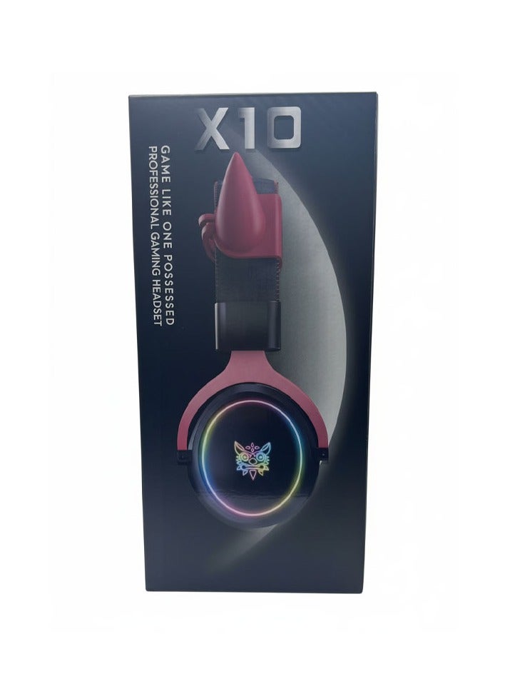 Onikuma X10 Professional Gaming Headset with Surround Sound, Noise-Cancelling Microphone, and Comfortable Over-Ear Cushions – Compatible with PC, PS4, Xbox, and Mobile Devices - Image 4