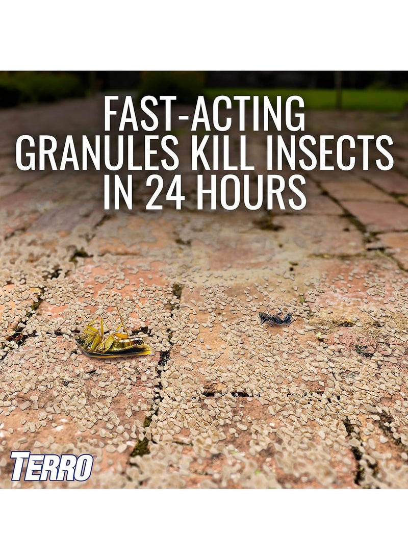 تيرو TERRO T901-6 Ant Killer Plus للتحكم في الحشرات متعدد الأغراض في الهواء الطلق - يقتل النمل الناري والبراغيث والصراصير والحشرات الزاحفة الأخرى - 3 رطل  - Image 4
