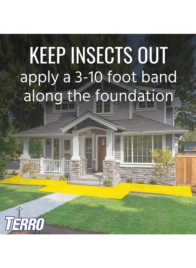 تيرو TERRO T901-6 Ant Killer Plus للتحكم في الحشرات متعدد الأغراض في الهواء الطلق - يقتل النمل الناري والبراغيث والصراصير والحشرات الزاحفة الأخرى - 3 رطل  - Image 5