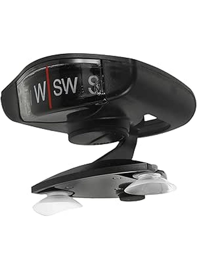Vehicle Dashboard Compass Auto Inclinometer With Adjustable Suction Mount Black Marine Car Compass For Boat And Truck Navigation Directional Guide Ball For Automotive Use - Image 1