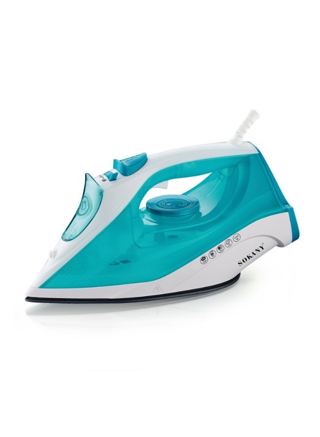 2200W Steam Iron,450ml Water Tank, Ceramic-Coated Soleplate, Anti-Drip, Anti-Calc, Auto Shutoff, Vertical Steam, Self-Clean, Steam Burst, 360 Degree Swivel Power Cord(Green) - view 2