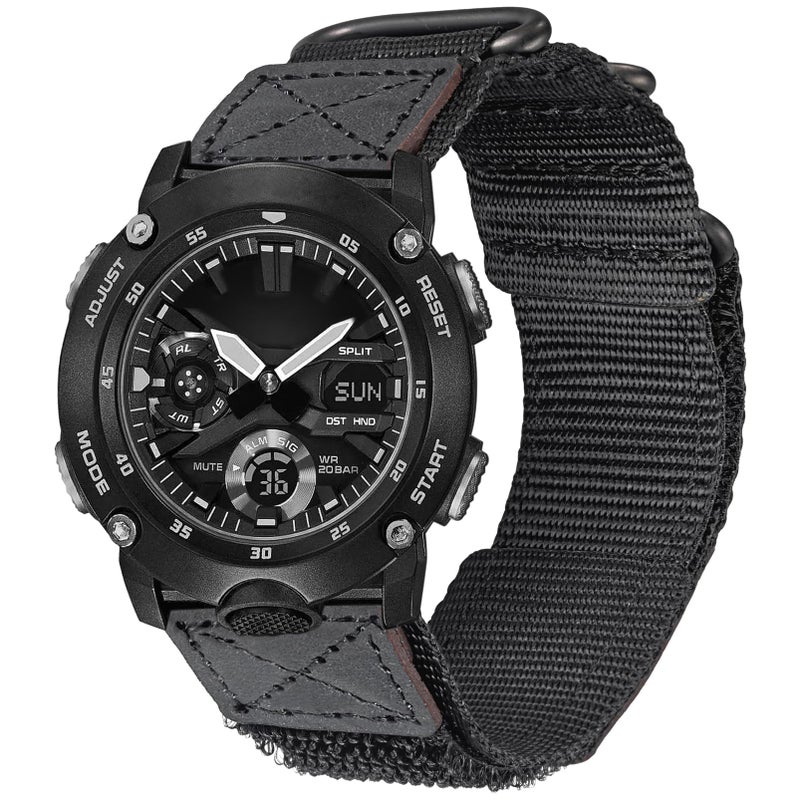 DAVILANE Watch Band Strap for Casio GA2000 PRG600650 PRW6600 Super Rugged Nylon Sports StrapBand Width 24mm - Image 2