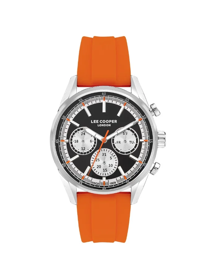 لي كوبر Men's Silicone Multi Function Watch LC07987.357 - 44 mm
