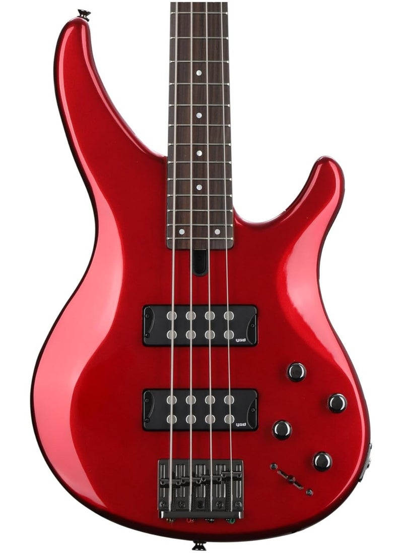 YAMAHA Yamaha TRBX304 4-string Bass Guitar - Candy Apple Red  - Image 2