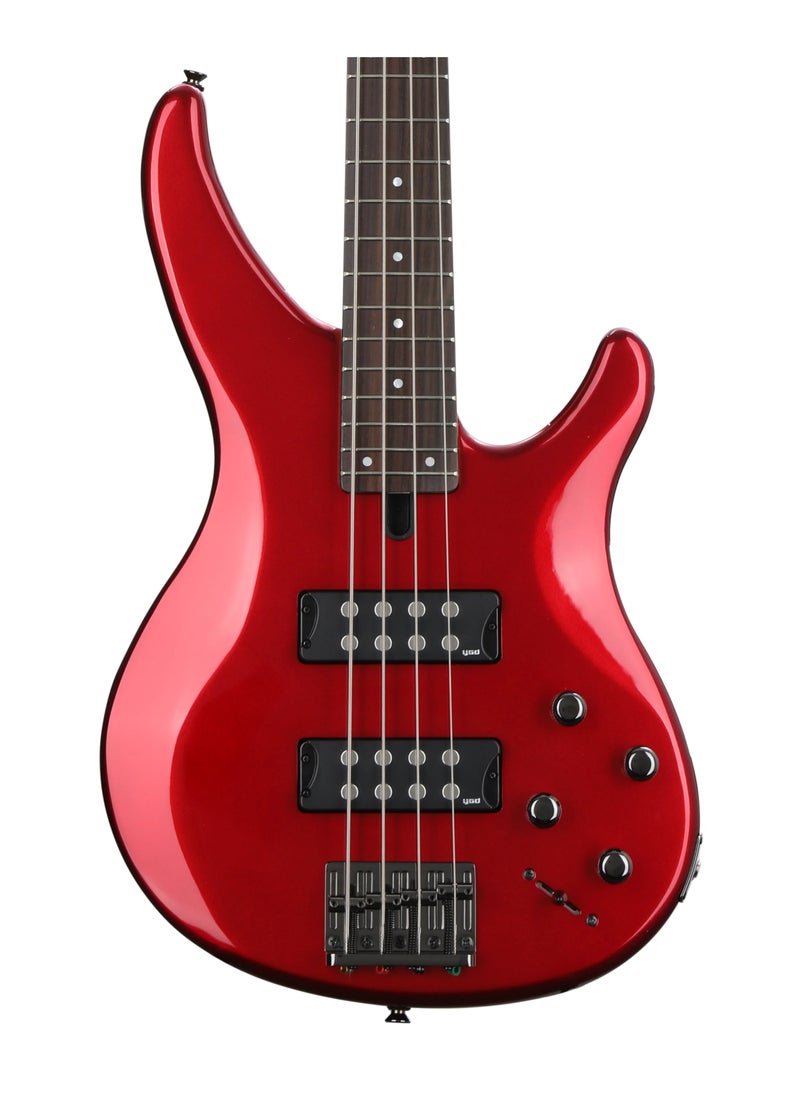 YAMAHA Yamaha TRBX304 4-string Bass Guitar - Candy Apple Red  - Image 3