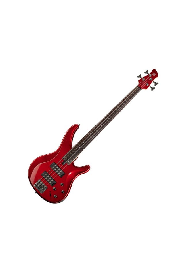 YAMAHA Yamaha TRBX304 4-string Bass Guitar - Candy Apple Red  - Image 4