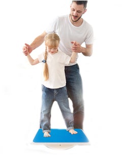 MaBaby Wooden Balance Board Equipment Children's Balance Board Sensory Training Educational Toys  Curvy Balancing for Yoga Indoor and Outdoor Children See-Saw Exercise Body Equipment  - Image 1