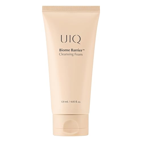 UIQ Biome Barrier Cleansing Foam Facial Cleanser Mild Hypoallergenic formula Face Wash Blackhead Remover Moisturizing facial cleanser for All Skin Types 405 floz120ml