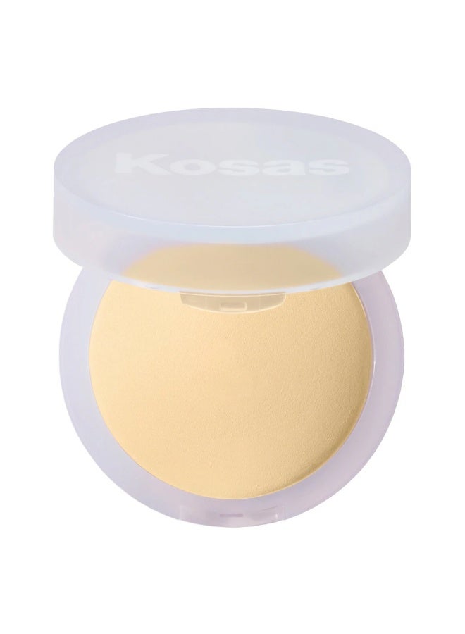 Kosas Cloud Set Makeup Setting Powder - Buttery- Sheer Brightening Yellow - Image 1