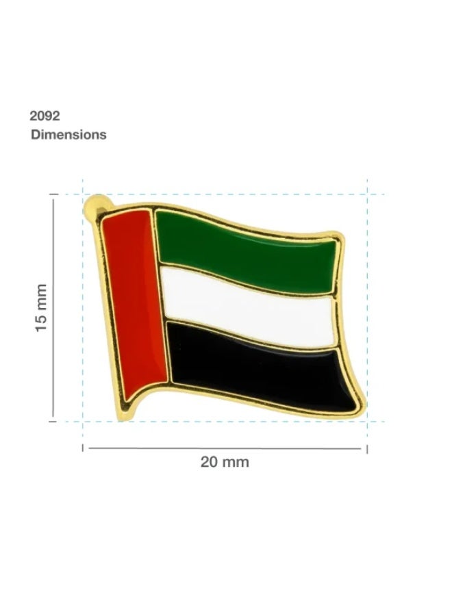 MELIZ Flag Shape metal Badges for UAE National Day - Image 2