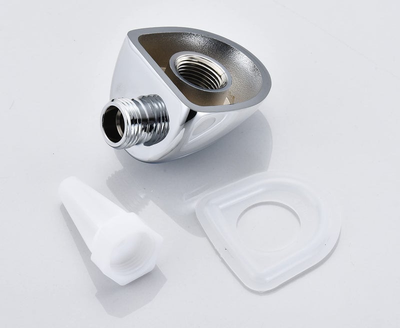 Tearel Wall-Mount Supply Wall Elbow for Hand Held Shower, Chrome - Image 4