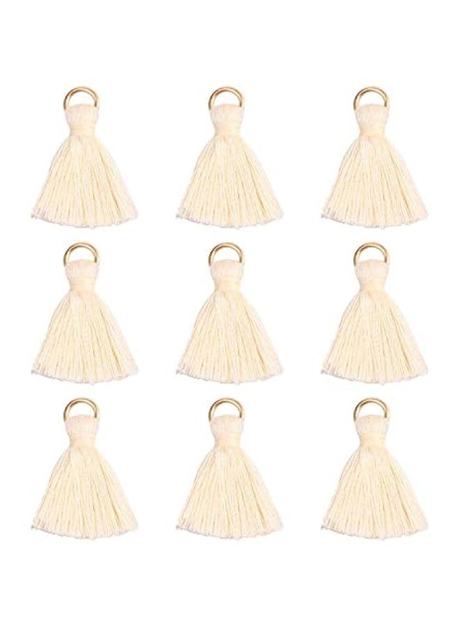 Wholesale Mini Tassel Charms Tiny Short Cotton Thread Tassels Bulk for Crafts and Jewelry Making (95-100PCS - Image 1