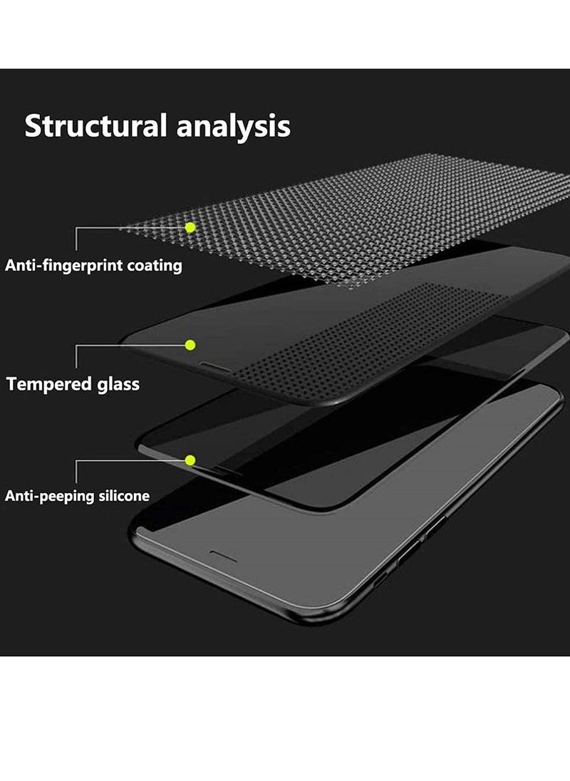 Raxoom ELTERAZONE Privacy Screen Protector Compatible with Redmi 10 power,Privacy Tempered Glass Screen Protector, Anti-Peep Full Coverage Anti Spy Tempered Glass Film Privacy Protector - Image 5