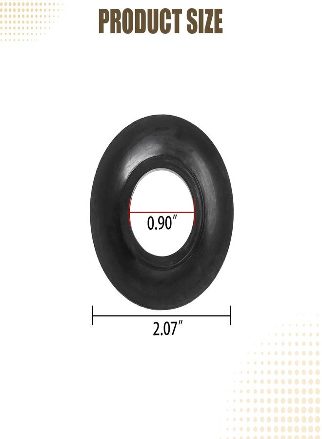 ZTTM 37680B Tub Stopper Gasket, Drain Assembly Replacement Part, Black 2 Pack - Image 2