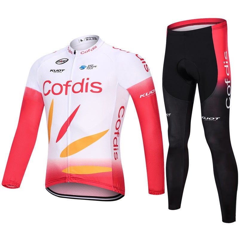 Long Sleeve Cycling Jersey Set for Men and Women Quick Dry Breathable - Image 1