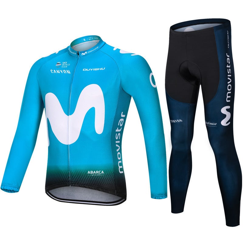 Long Sleeve Cycling Jersey Set for Men and Women Quick Dry Breathable - Image 5