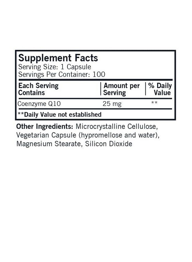 Kirkman Coenzyme Q10 25 mg - Hypoallergenic || 100 Vegetarian Capsules || CoQ10 || Supports Immune System || Gluten and Casein Free || Capsules are Plant Based - Image 2