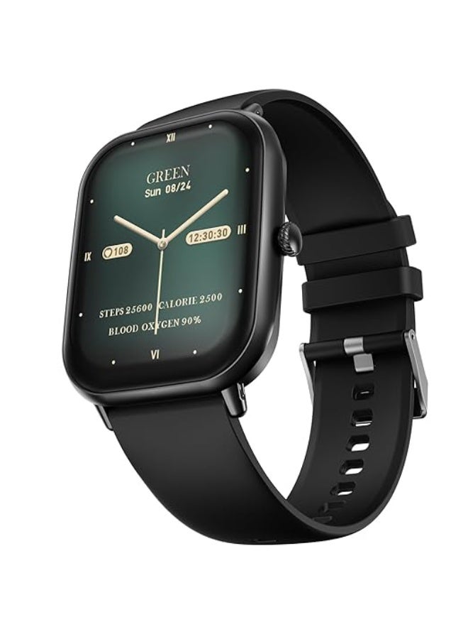 Fire-Boltt Ninja Call Pro Max Bluetooth Calling Smart Watch, 2.01" HD Display, 120+ Sports Modes, Health Suite, AI Voice Assistance, SpO2 & Heart Rate Monitor Smartwatch for Men & Women - Black - Image 1
