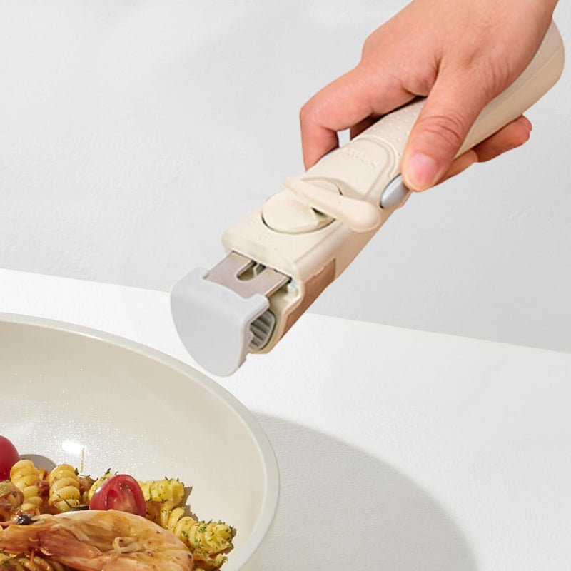 UMAI Detachable Cookware Handle (2 Pcs) | Removable Pan Handle | Universal Pot Handle Suitable for All Cookware | Home Kitchen (White) - Image 1