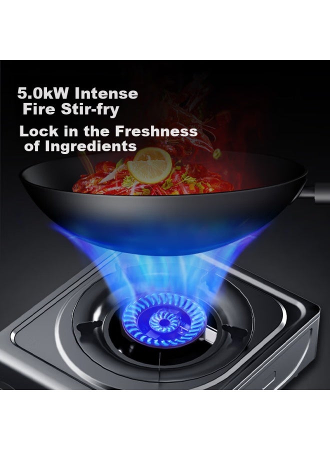 Skyworth Gas Stove Single Burner Cooker 5.0kw Strong Fire Tabletop Natural Gas Single Burner Stove For Household High Power Stove Z101t - Image 3