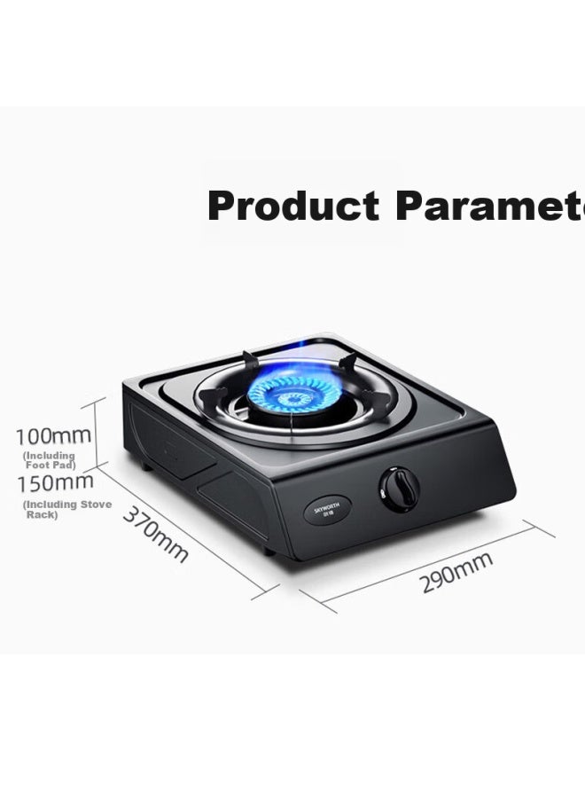 Skyworth Gas Stove Single Burner Cooker 5.0kw Strong Fire Tabletop Natural Gas Single Burner Stove For Household High Power Stove Z101t - Image 1