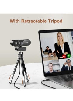 General Webcam, 4K Webcam Mini 2K Full HD Webcam with Autofocus Microphone Webcam for PC Laptop Online Camera  - Image 5